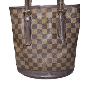 Damier Ebene Petit Bucket Bag